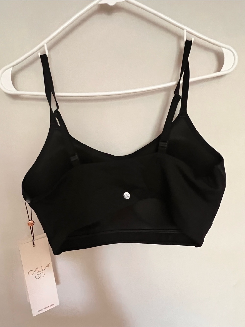 Black light support active wear top in Medium. - Picture 3 of 4